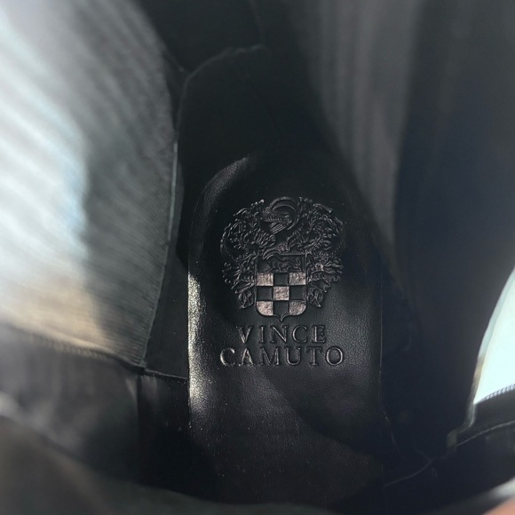 VINCE CAMUTO Sz 7 Moto Boots Zipper Lace Up Chunky Soles Comfort Shaft NEW - Picture 13 of 13